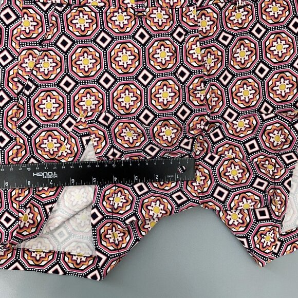 Crown And Ivy Shorts Stretch Geometric Multicolor Womens 6 - Picture 9 of 10